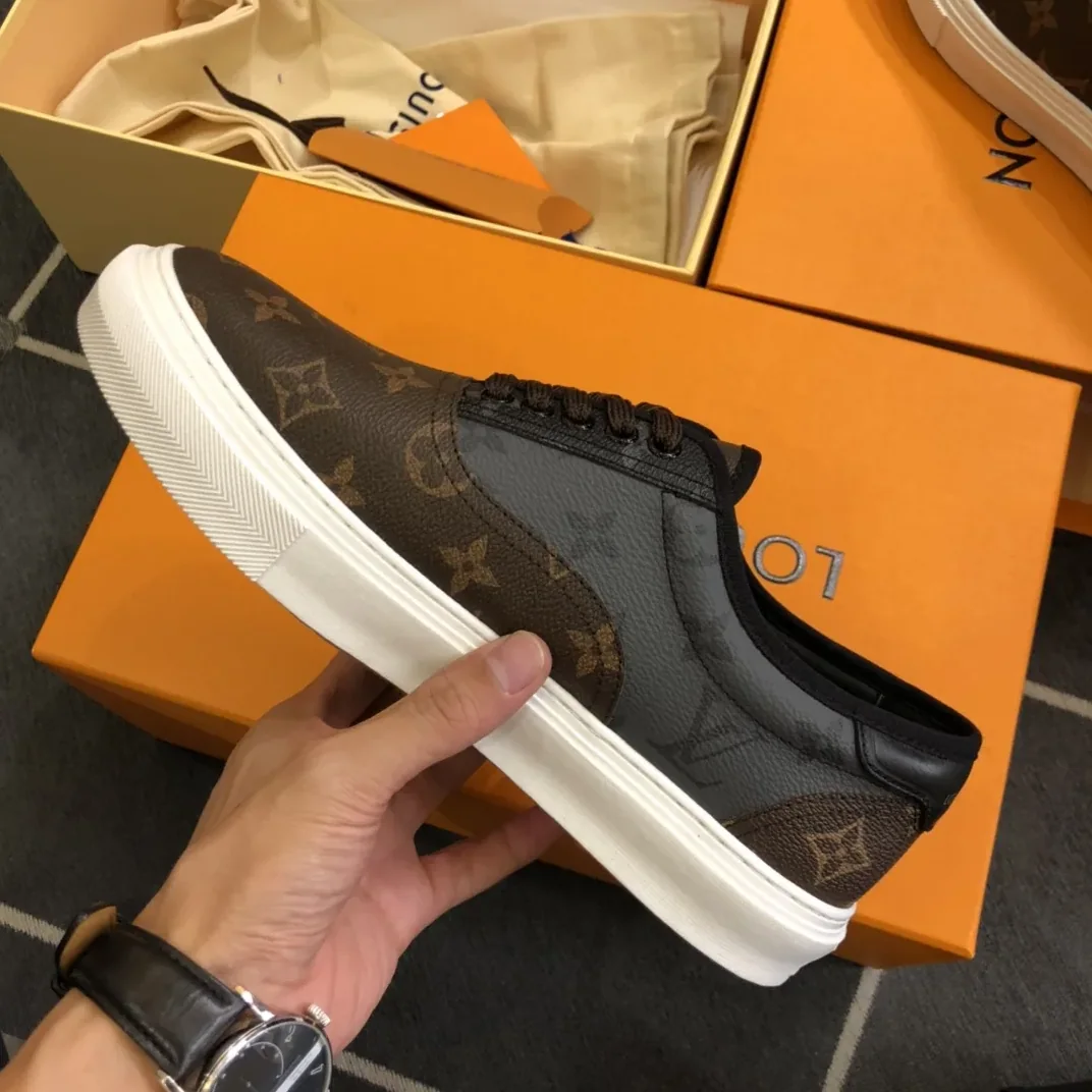 Louis Vuitton LV Trocadero Richelieu Sneaker Brown