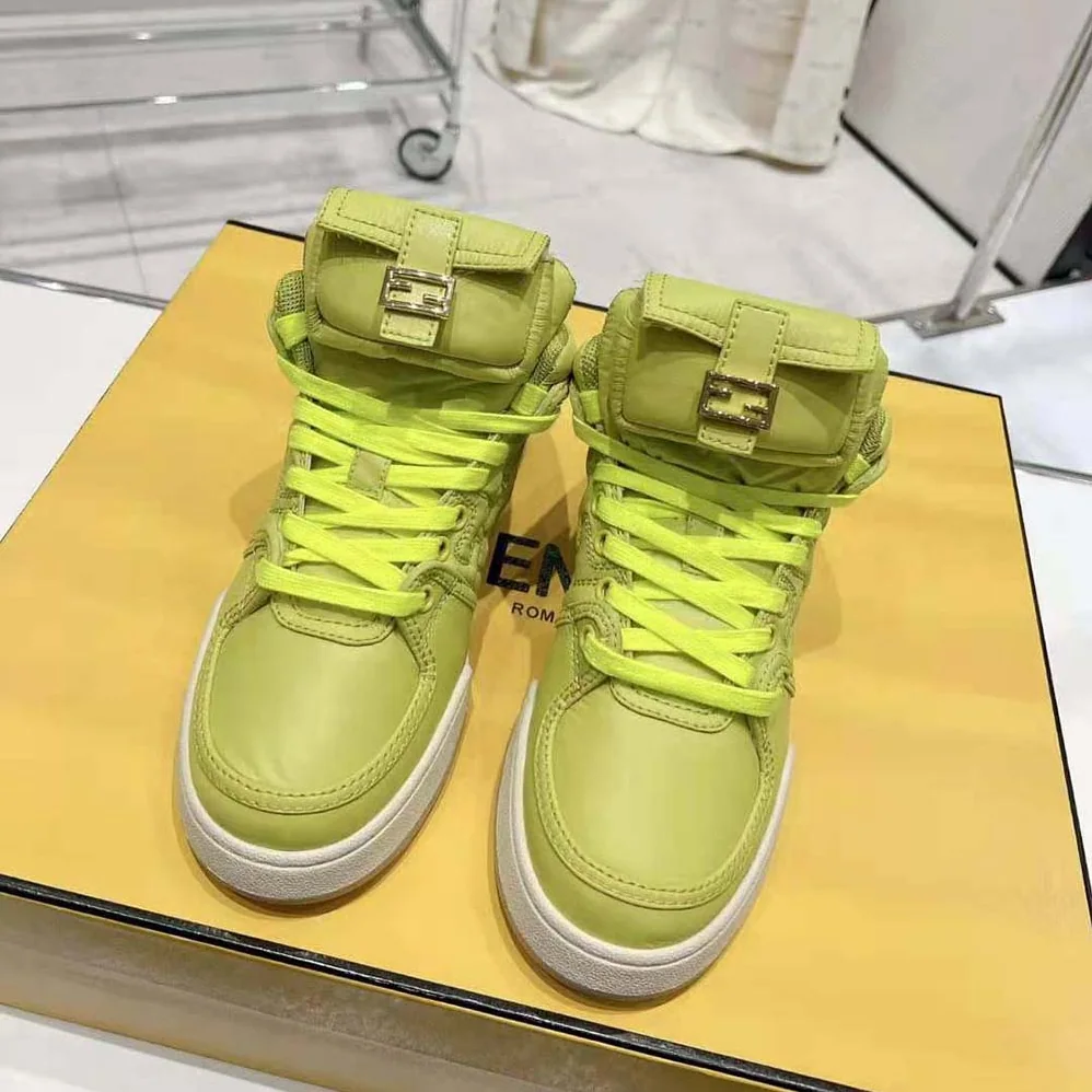 Fendi Match Acid Green Nylon High for Unisex in Tops Fendi Match Acid Green Nylon High for Unisex in Tops