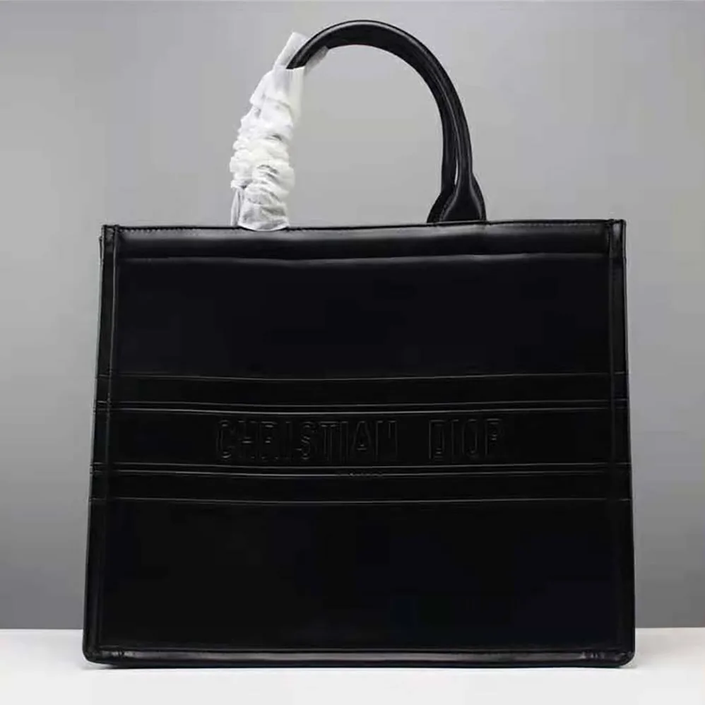 Dior Small Dior Book Tote Black Calfskin for Women Dior Small Dior Book Tote Black Calfskin for Women