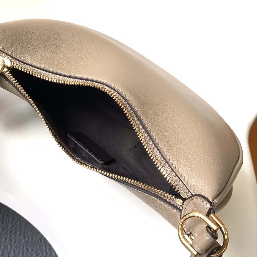 Fendi Fendigraphy Mini Dove-gray Leather Mini for Women in bag