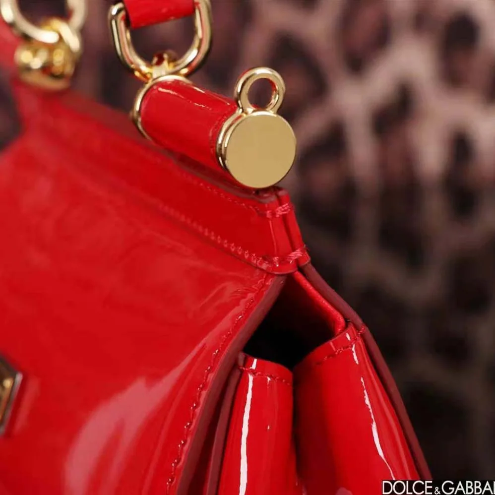 Dolce Gabbana D&G Small Sicily Handbag for Women in Red