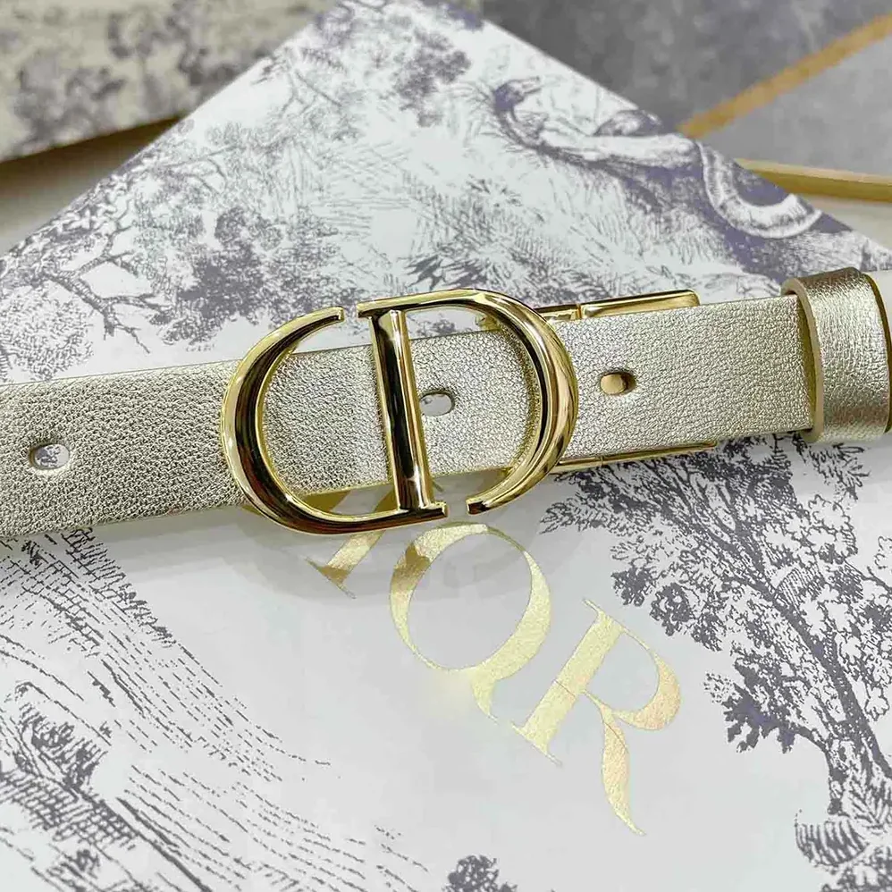 Dior 30 Montaigne Reversible Belt Gold-Tone and Latte Smooth Calfskin for Women Dior 30 Montaigne Reversible Belt Gold-Tone and Latte Smooth Calfskin for Women