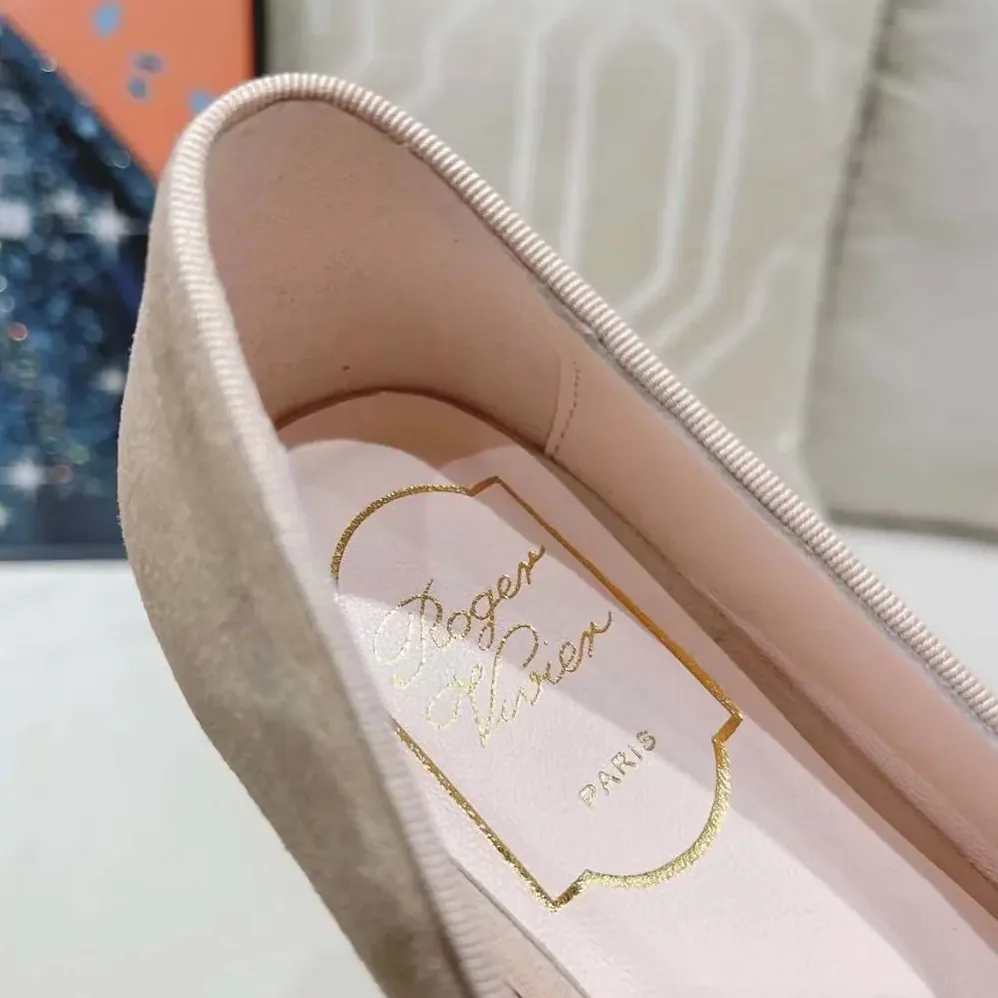 Roger Vivier Mini Broche Vivier Strass Buckle Babies Ballerinas for Women Roger Vivier Mini Broche Vivier Strass Buckle Babies Ballerinas for Women