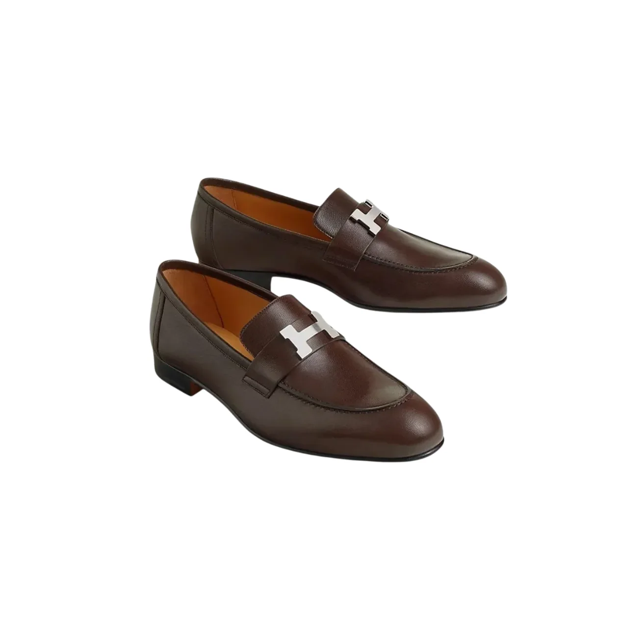 Hermes Paris Loafers Brown Hermes Paris Loafers Brown