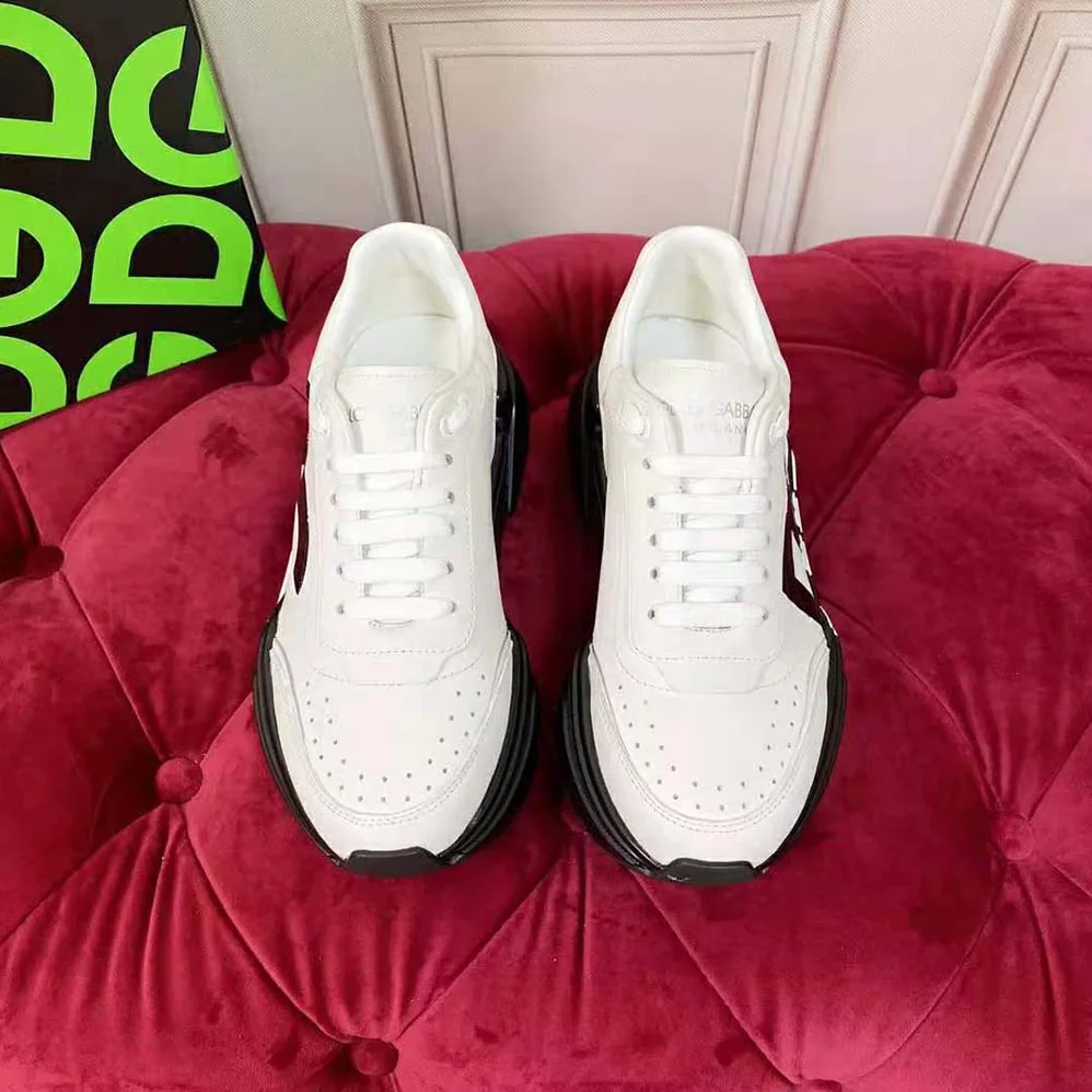 Dolce Gabbana D&G Calfskin Daymaster Sneakers for Women in Black Dolce Gabbana D&G Calfskin Daymaster Sneakers for Women in Black