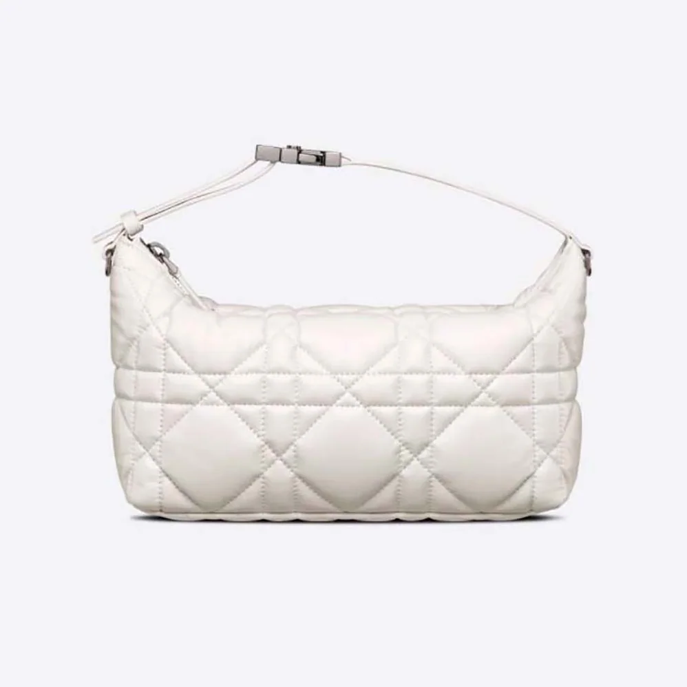 Dior Medium Diortravel Nomad Pouch Latte Macrocannage Calfskin for Women Dior Medium Diortravel Nomad Pouch Latte Macrocannage Calfskin for Women