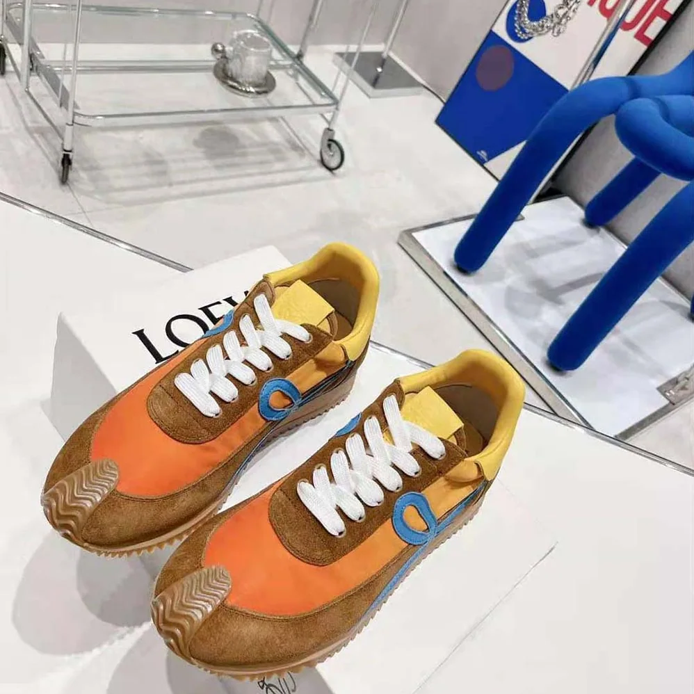 Loewe Flow Runner in Nylon and Suede for Men
