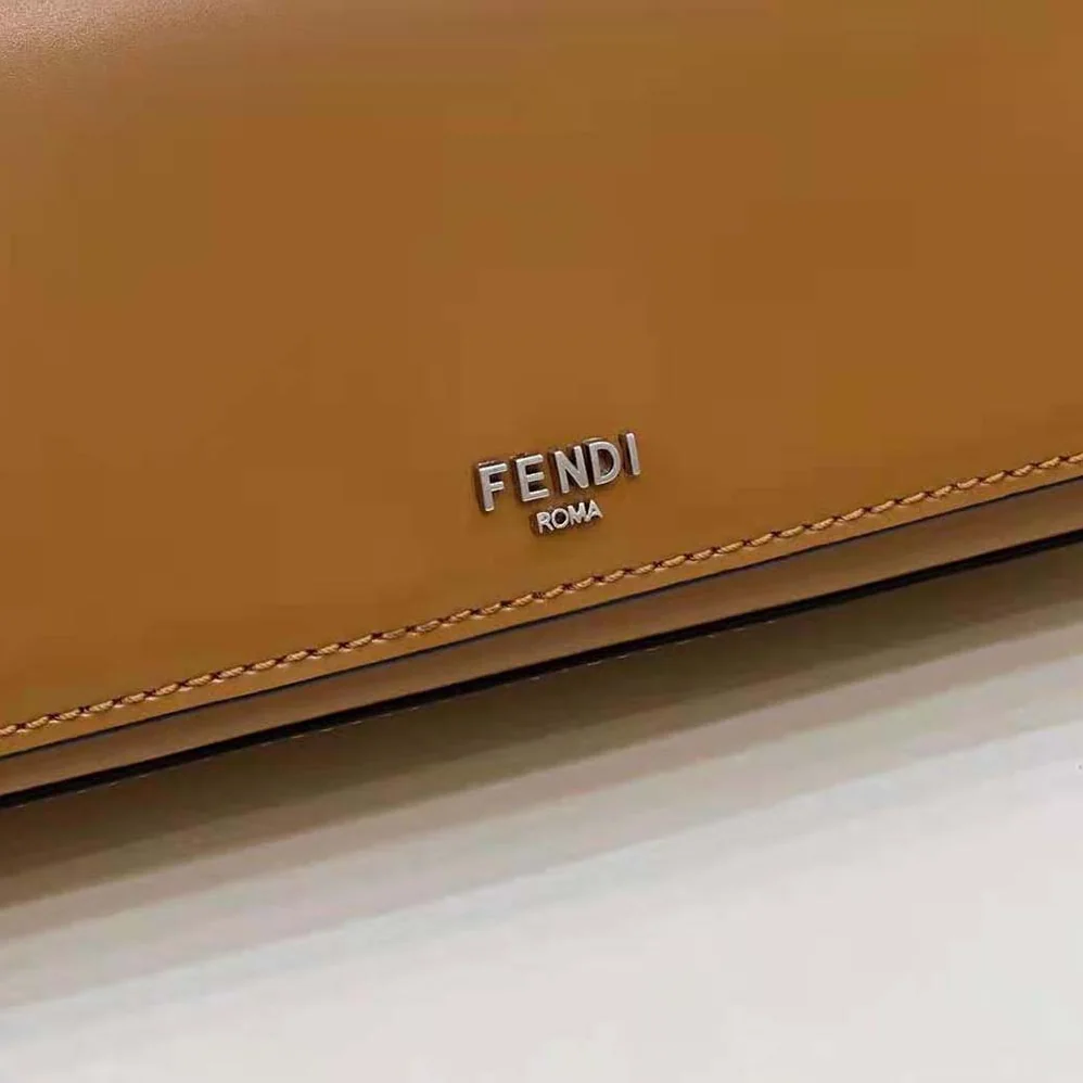 Fendi First Sight Brown Leather Mini Bag for Women