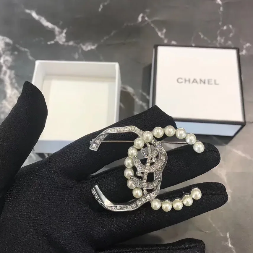 Chanel Brooch Jewelry Sliver Hardware