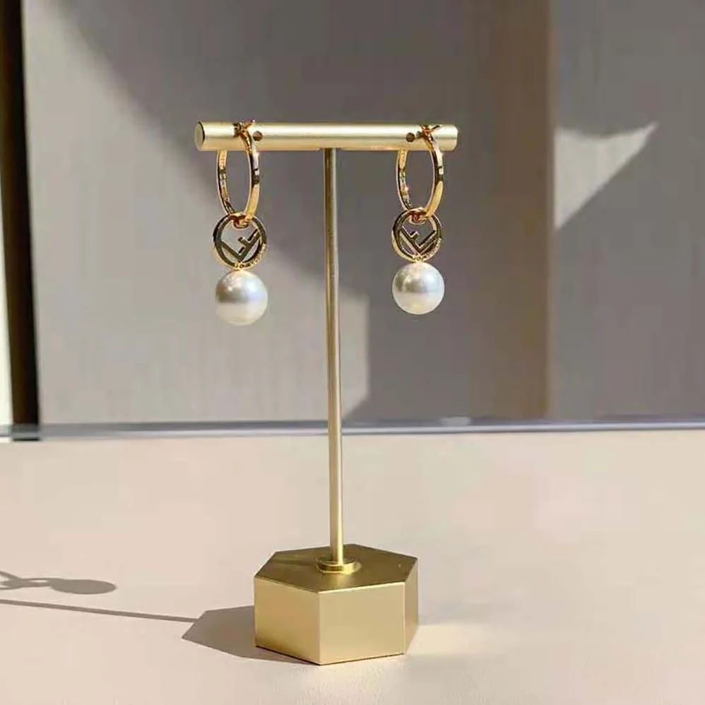 Fendi F Is Fendi Earrings Gold for Women in coloured