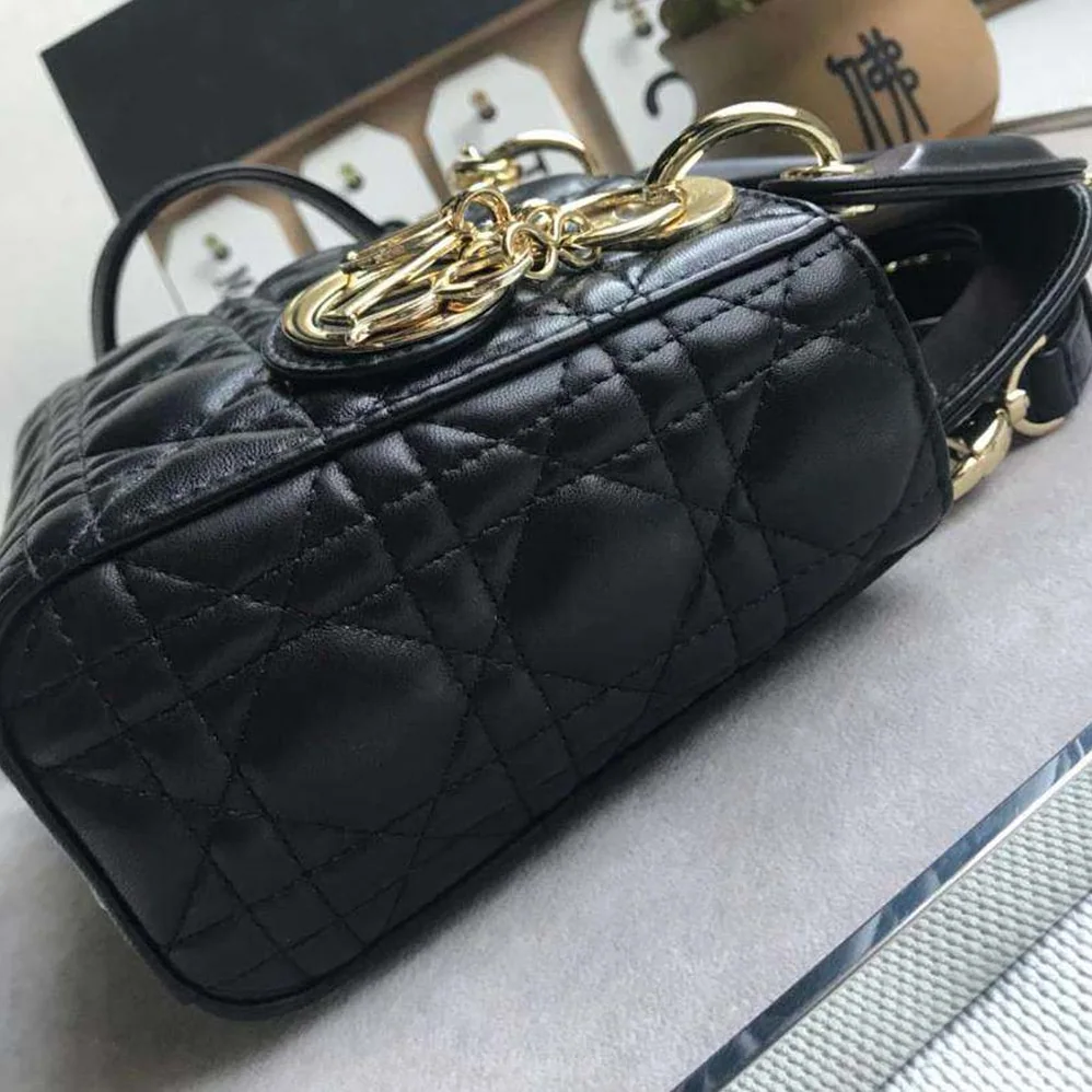 Dior MY ABCDIOR Lambskin Personalize Bag for Women in Black Dior MY ABCDIOR Lambskin Personalize Bag for Women in Black