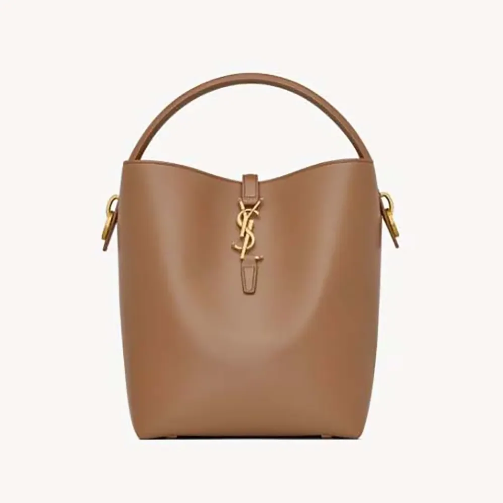 Saint Laurent YSL Le 37 in Shiny Leather for Women in Brown Saint Laurent YSL Le 37 in Shiny Leather for Women in Brown