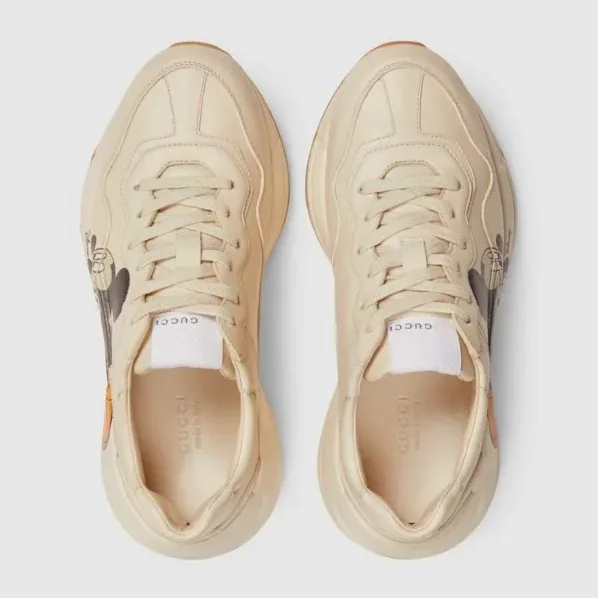 Gucci x Disney Rhyton Sneaker With Mickey Mouse Beige for Men Gucci x Disney Rhyton Sneaker With Mickey Mouse Beige for Men