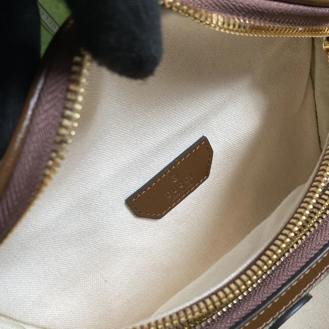 Gucci Belt Bag With Interlocking G Beige And Ebony GG Supreme Canvas /