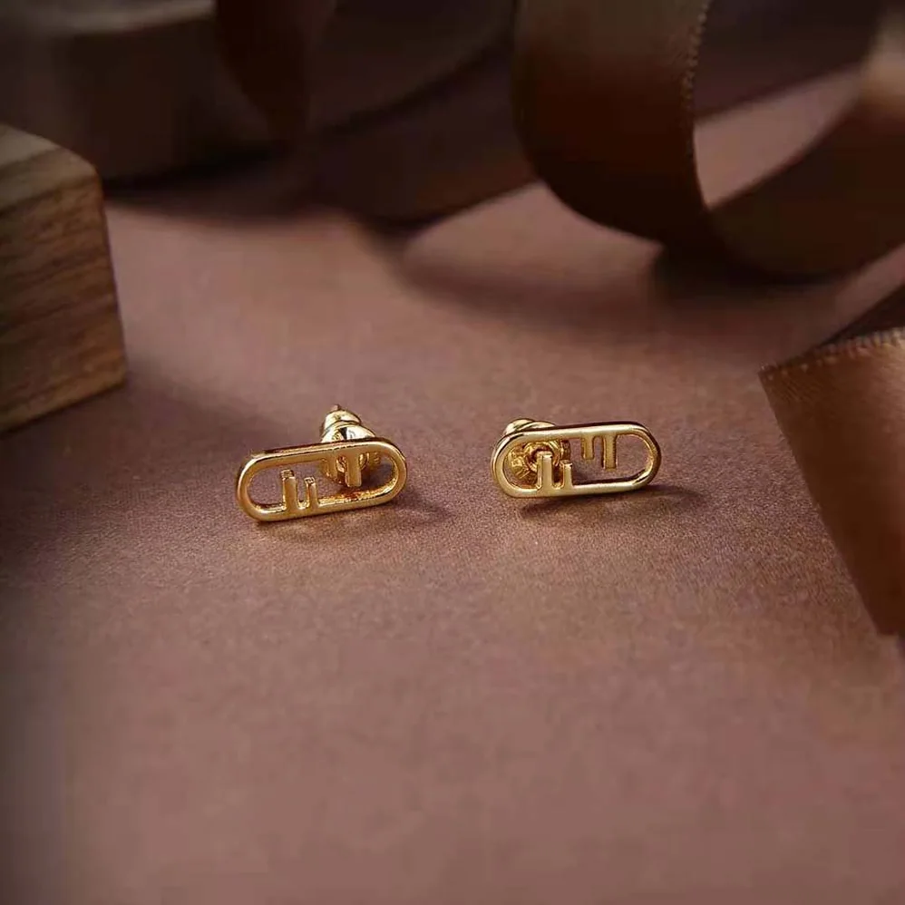 Fendi O'lock Earrings-Gold for Women in Colored