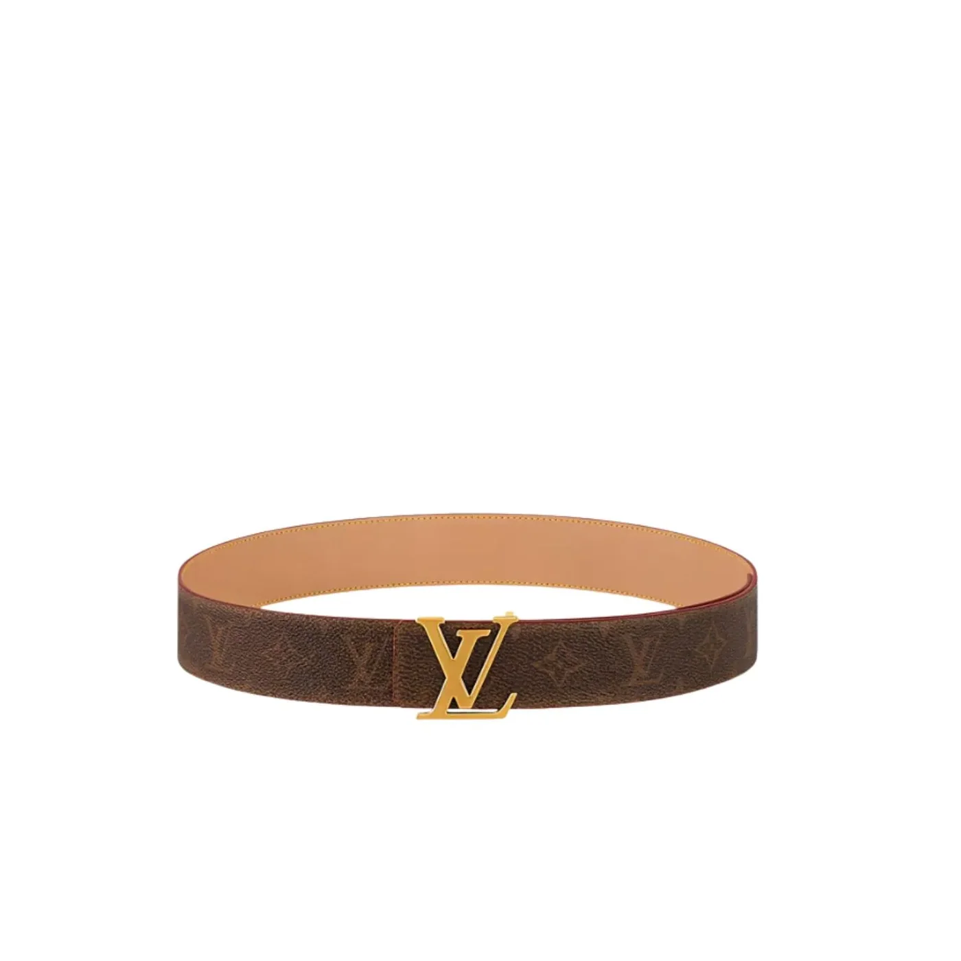 Louis Vuitton LV Initiales Reversible Belt Brown Louis Vuitton LV Initiales Reversible Belt Brown