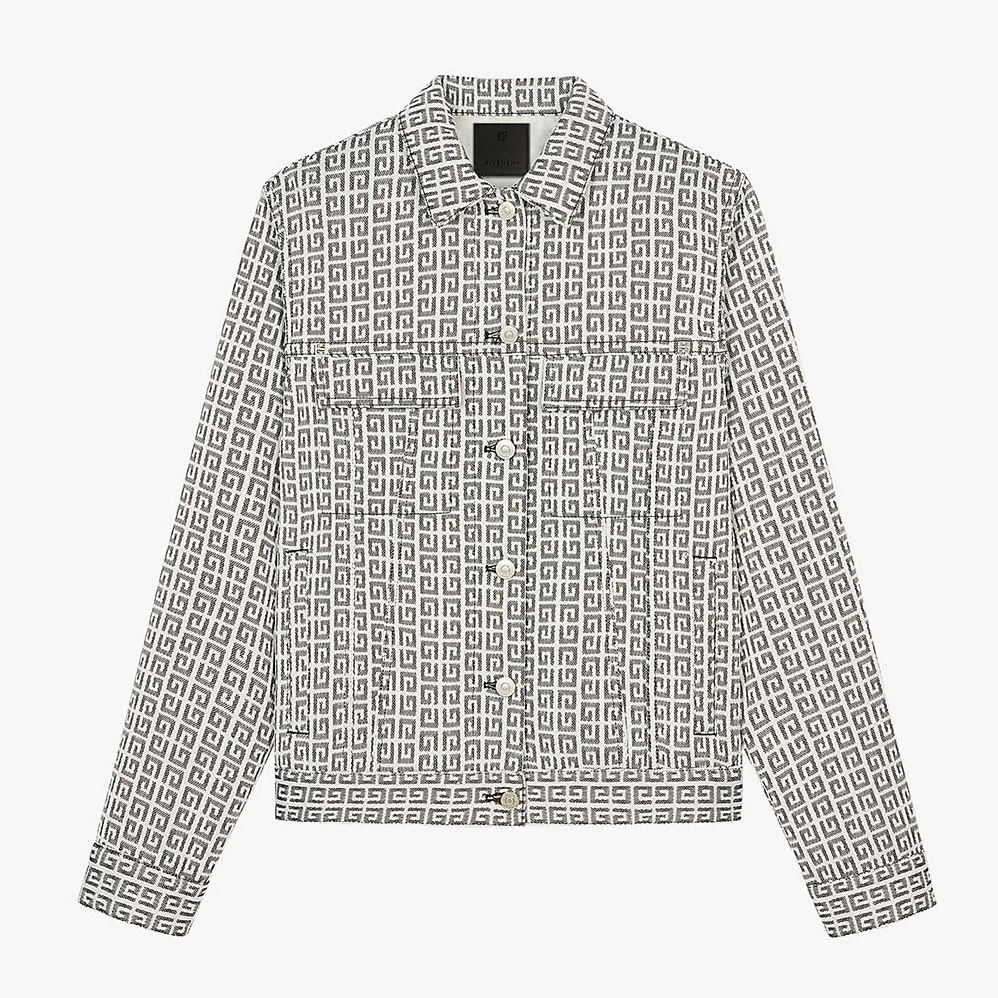 Givenchy Jacket in 4G Denim for Women Givenchy Jacket in 4G Denim for Women