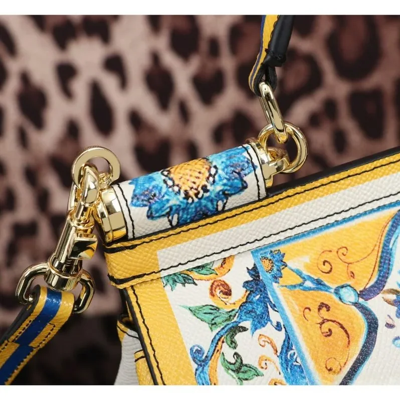 Dolce & Gabbana Sicily Handbag Yellow / Dolce & Gabbana Sicily Handbag Yellow /