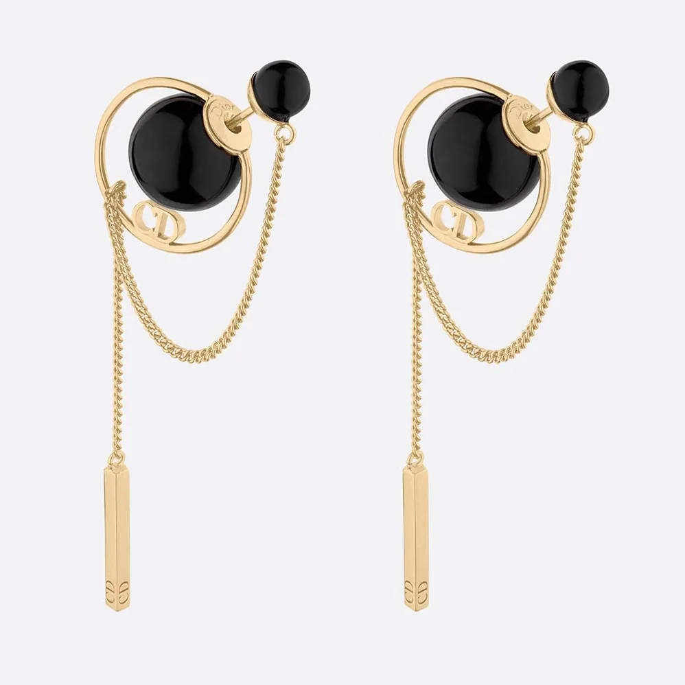 Dior Dior Tribales Earrings for Women in Black