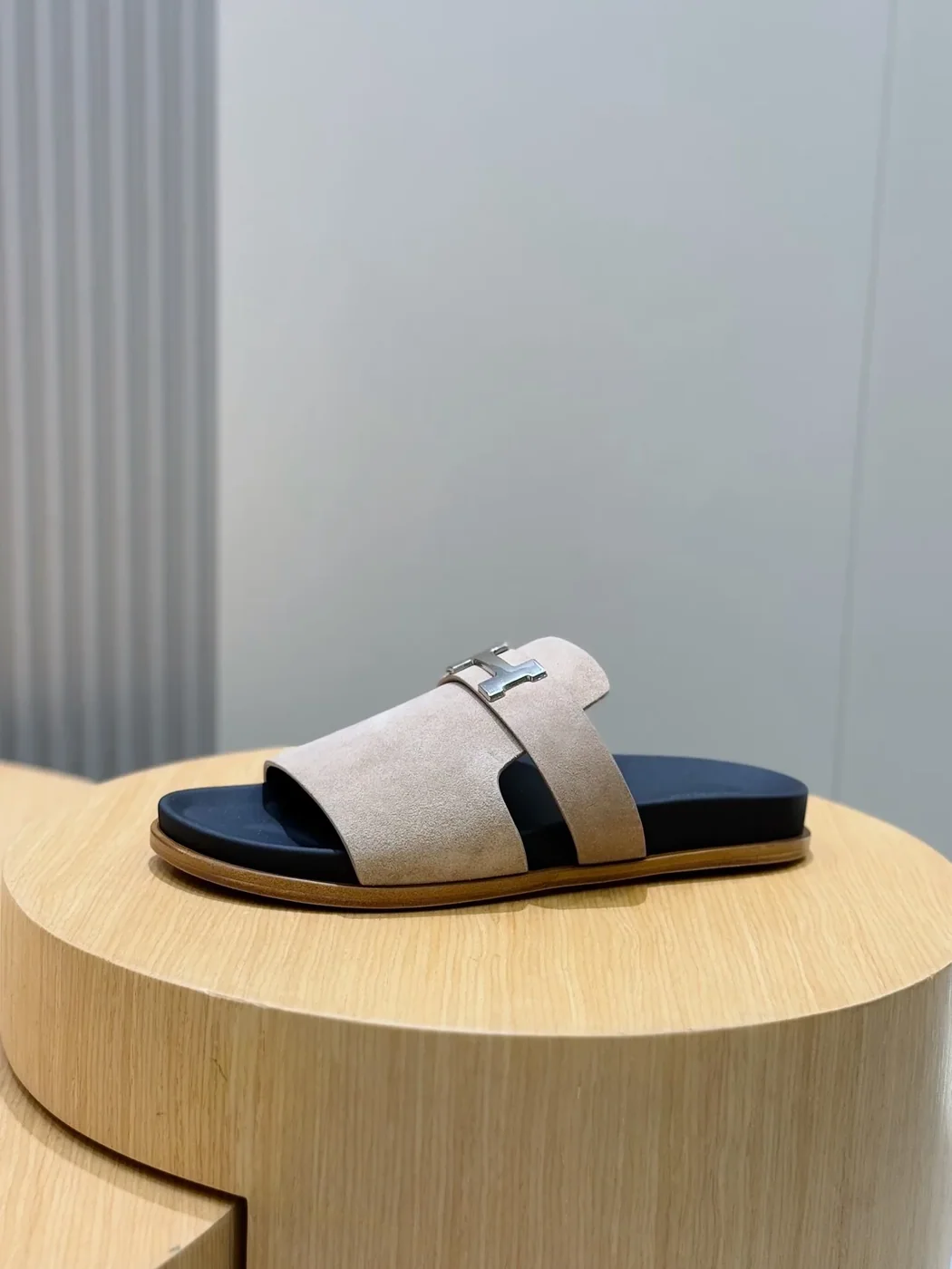 Hermes Jaures Sandals Grayish Hermes Jaures Sandals Grayish