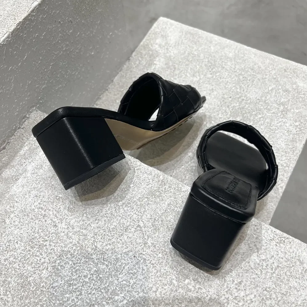 Bottega Veneta Parco Mule for Women in Black