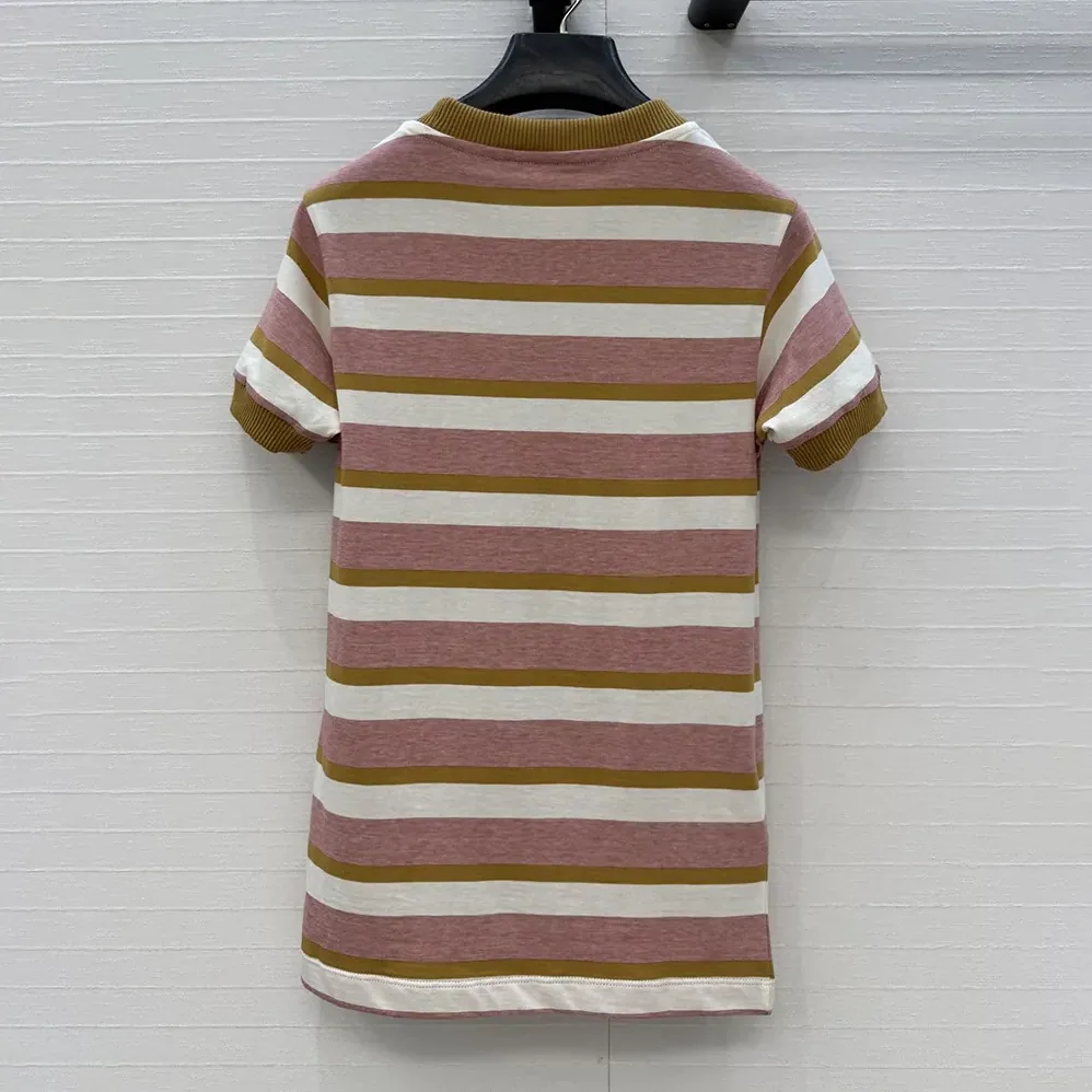 Prada Bayadere Stripe Jersey T for Women in Shirt Prada Bayadere Stripe Jersey T for Women in Shirt