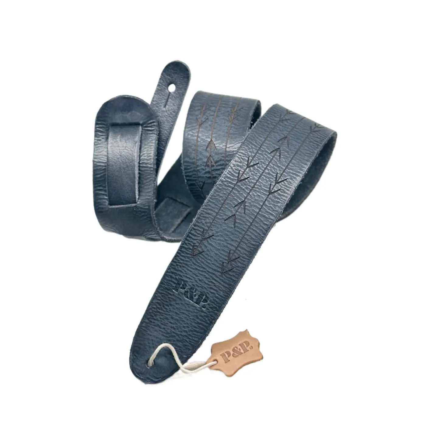 Retro Guitar Strap Purely Handmade Full in grain Leather