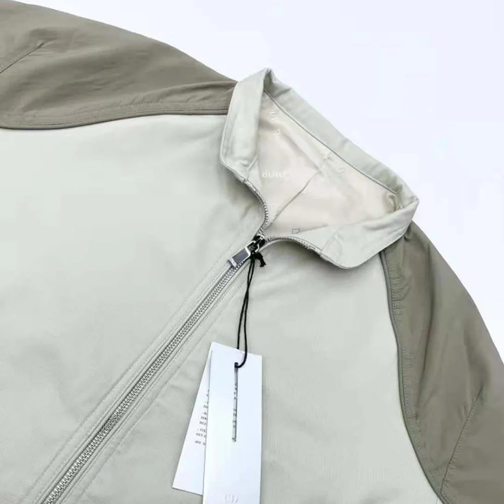 Dior Bomber Jacket Gray Cotton Canvas for Men Dior Bomber Jacket Gray Cotton Canvas for Men