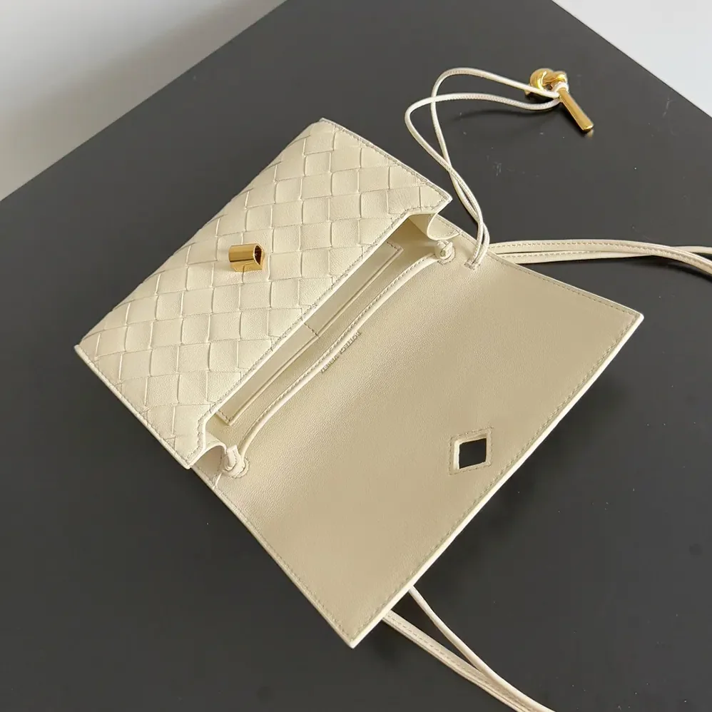 Bottega Veneta Andiamo Pouch for Women in White