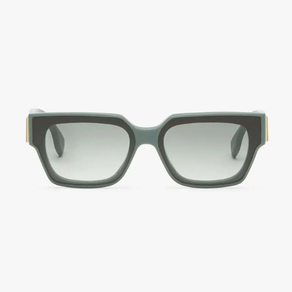 Fendi Fendi First Dark Green Acetate Sunglasses for Women