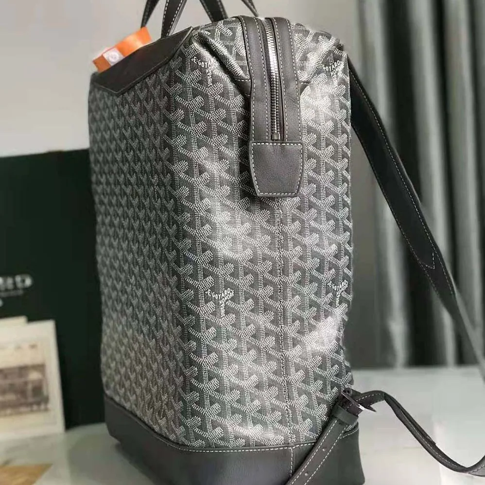Goyard Sac A Dos Cisalpin in Goyardine Canvas & Chevroches Calfskin for Women in Silver Goyard Sac A Dos Cisalpin in Goyardine Canvas & Chevroches Calfskin for Women in Silver