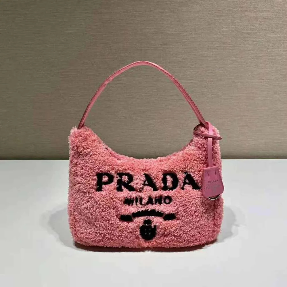 Prada Re-Edition 2000 Terry Mini-Bag for Women in Pink