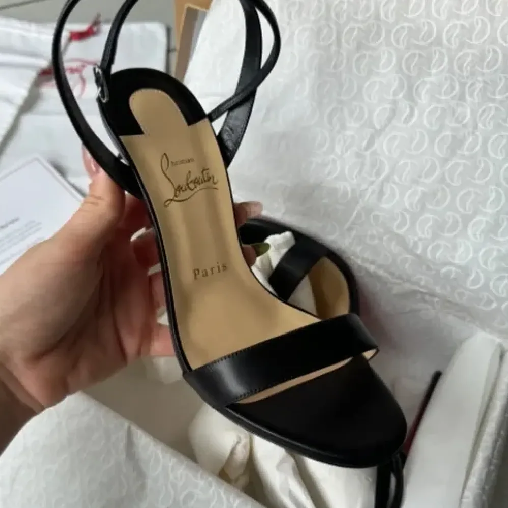 Christian Louboutin Loubigirl 100 mm Sandals Nappa leather for Women in Black
