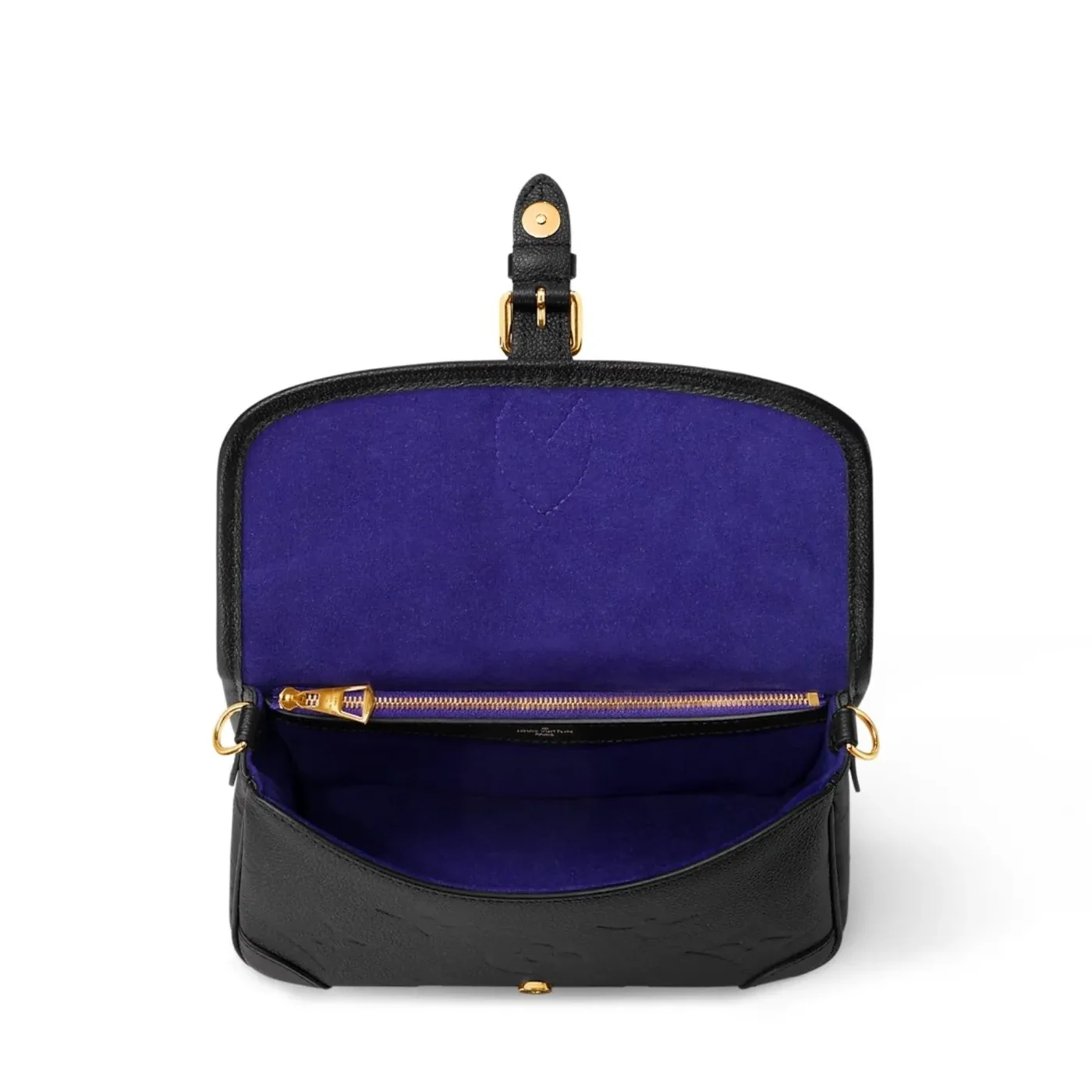 Louis Vuitton Diane Satchel Crossbody Bag in Black Gold Hardware Louis Vuitton Diane Satchel Crossbody Bag in Black Gold Hardware