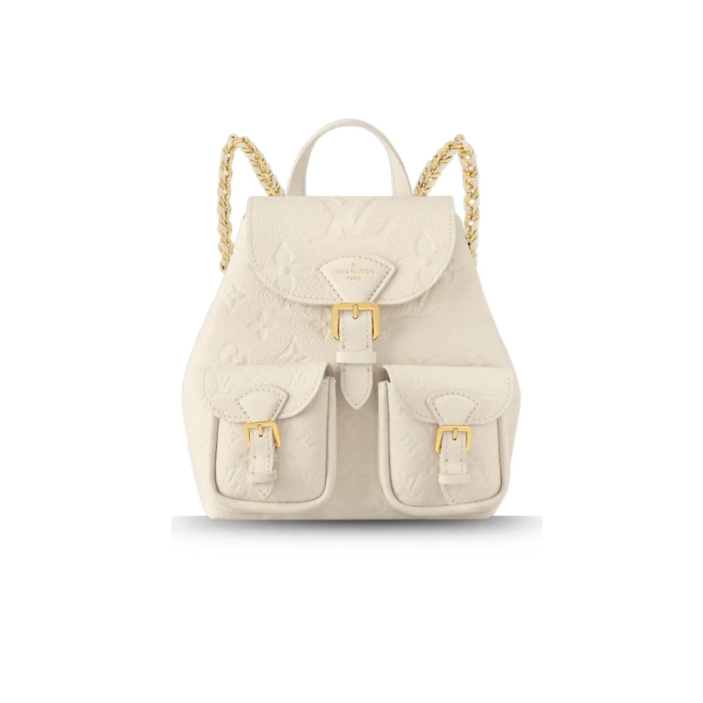 Louis Vuitton Backup Monogram Empreinte Cream /