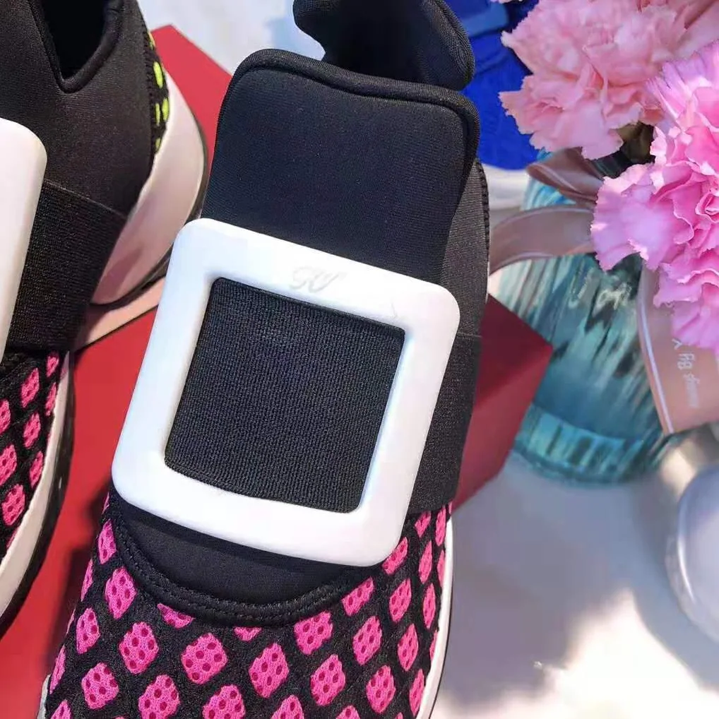 Roger Vivier Viv' Run Sneakers for Women in Pink