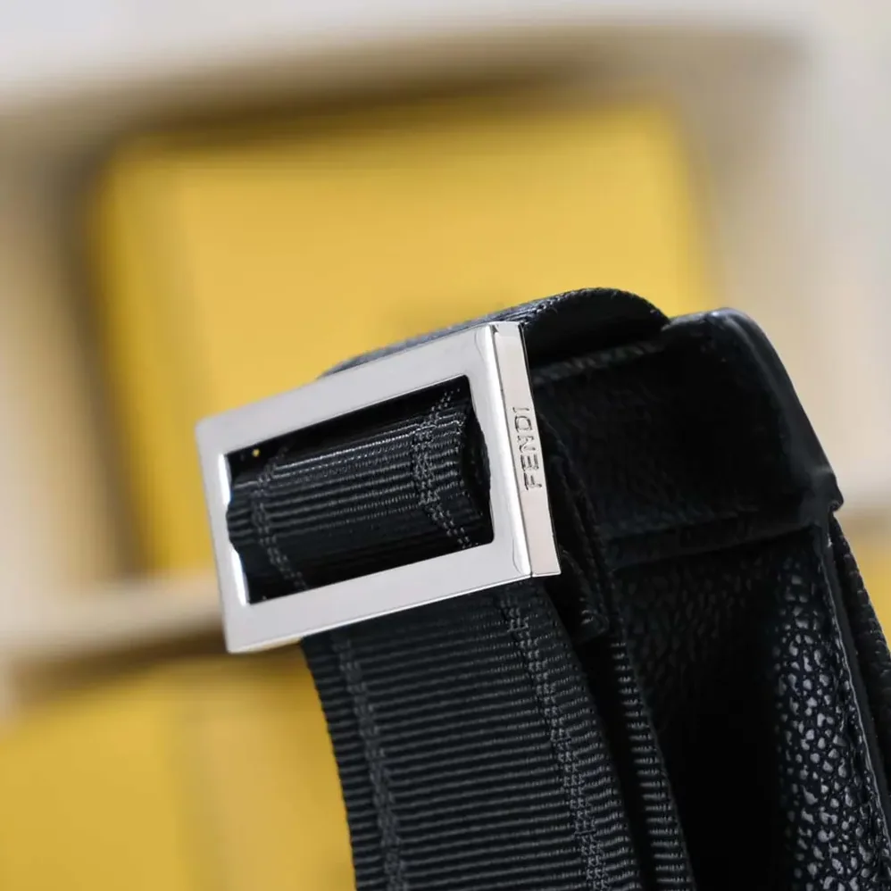 Fendi Roma Leather Fendi Cono One-shoulder Backpack in Black Leather for Men Fendi Roma Leather Fendi Cono One-shoulder Backpack in Black Leather for Men