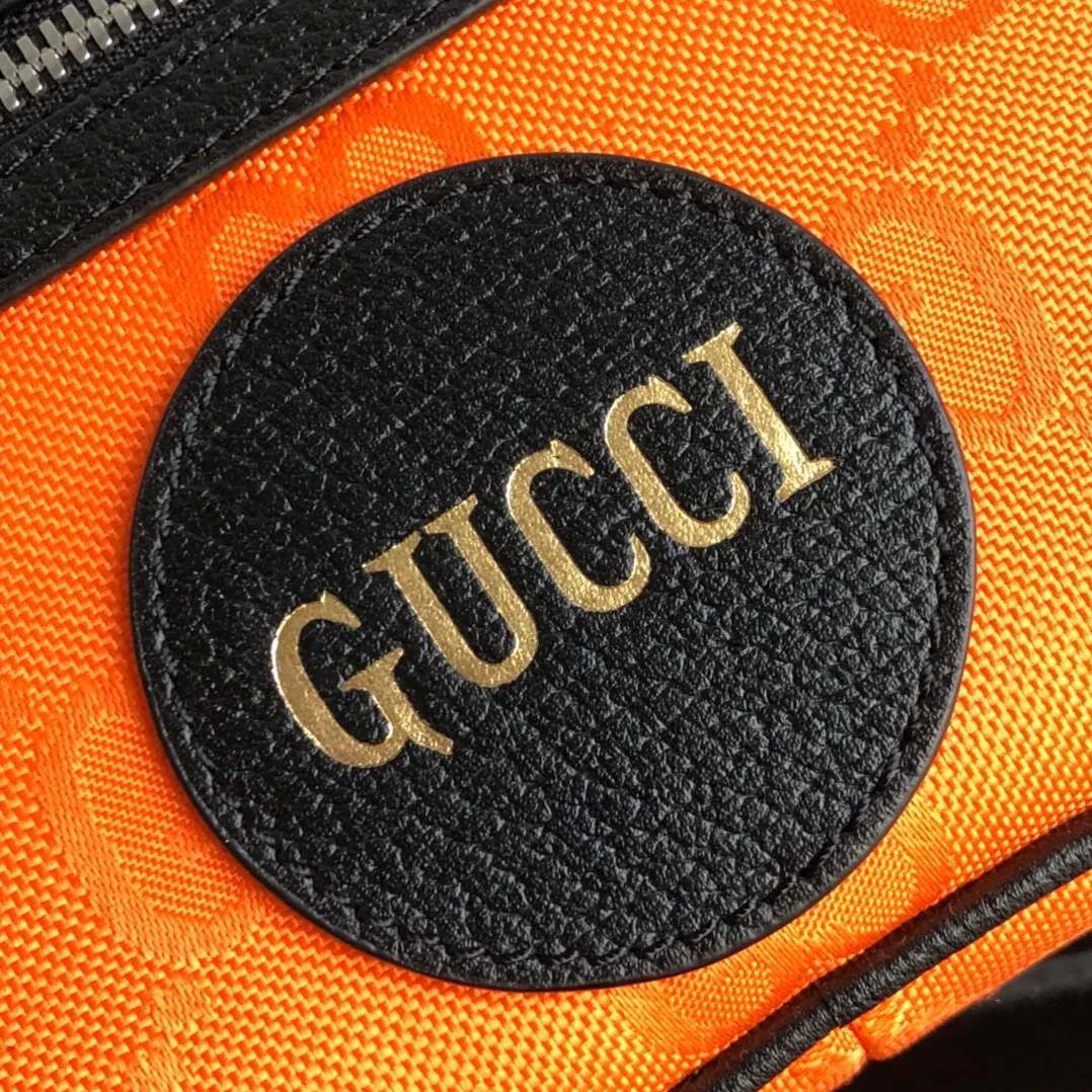 Gucci Gucci Off The Grid Belt Bag Orange GG ECONYL® / Gucci Gucci Off The Grid Belt Bag Orange GG ECONYL® /