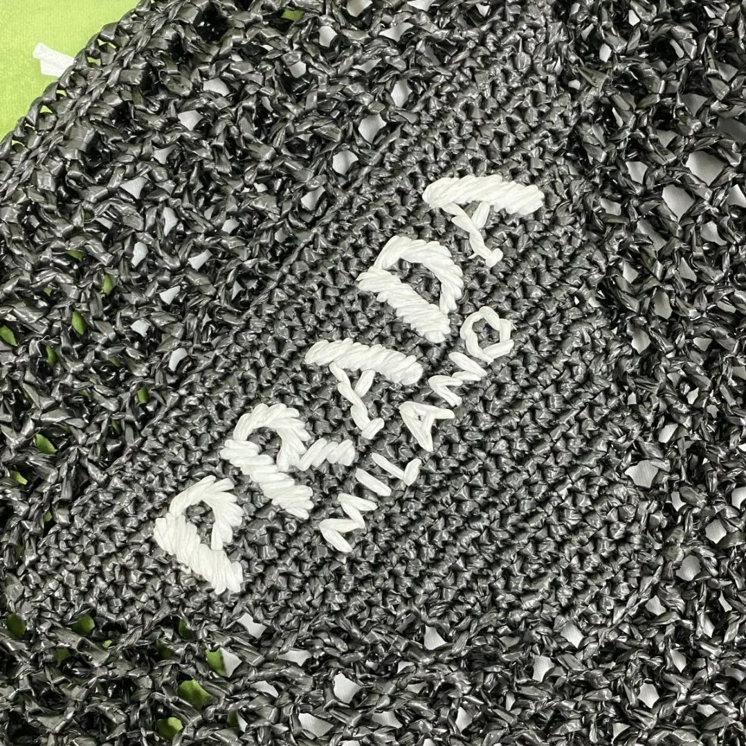Prada Raffia Tote Bag Black Prada Raffia Tote Bag Black