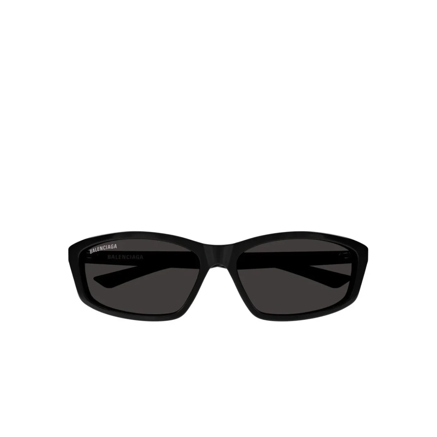 Balenciaga Sporty Wraparound Sunglasses Matte Black Balenciaga Sporty Wraparound Sunglasses Matte Black