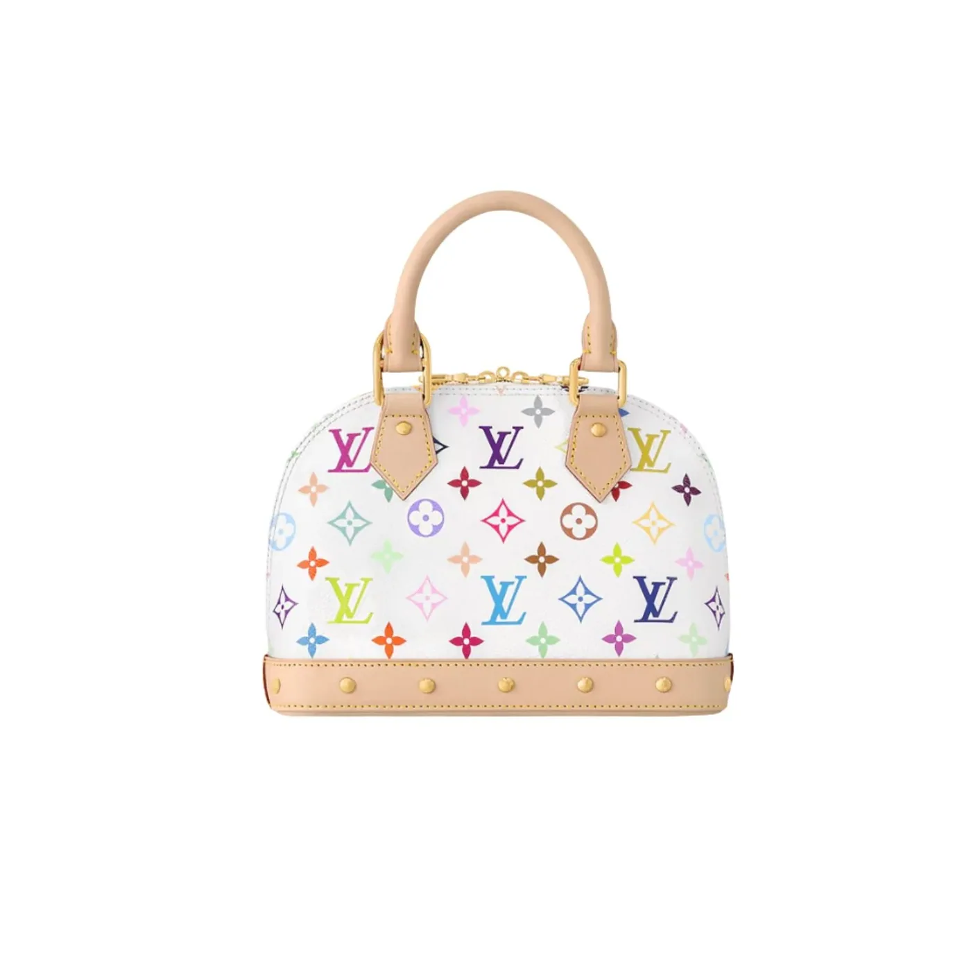Louis Vuitton LV x TM Alma BB Top Handle Bag in Multicolored Bag Gold Hardware