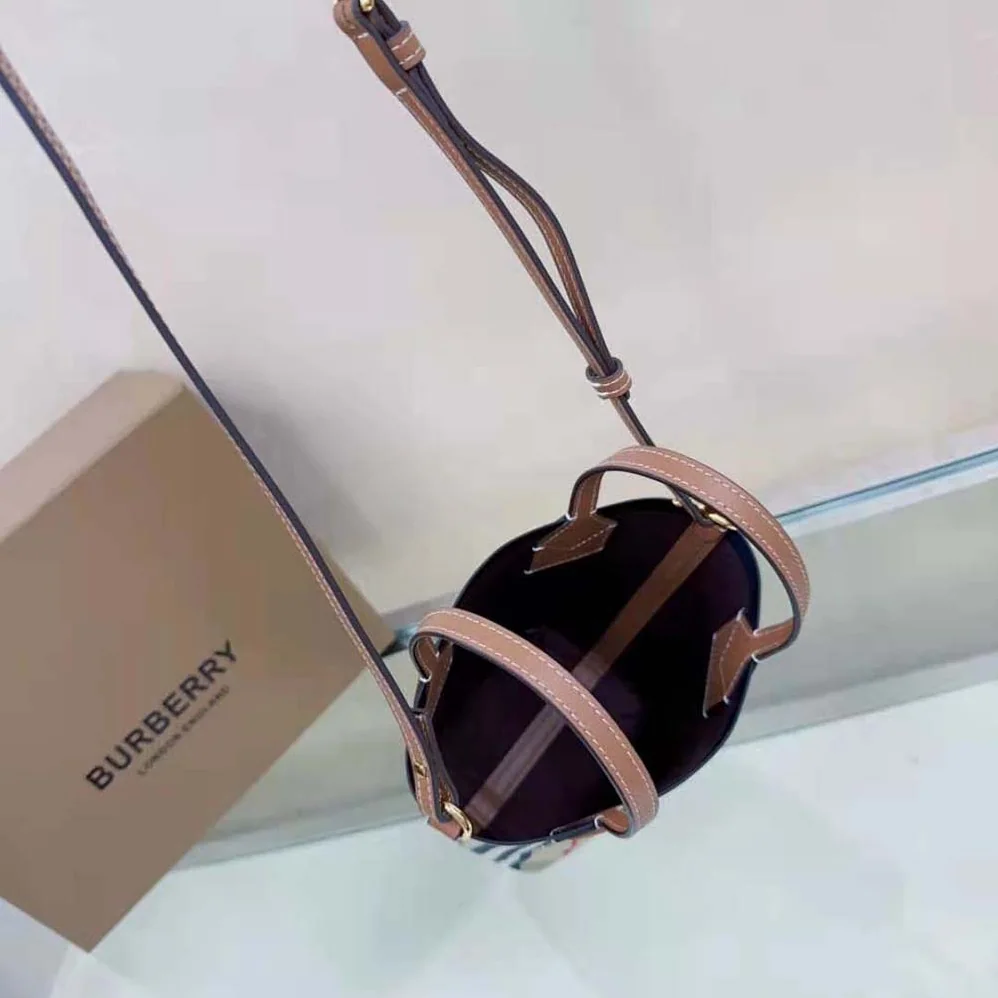 Burberry Mini London Tote Bag for Women in Brown Burberry Mini London Tote Bag for Women in Brown