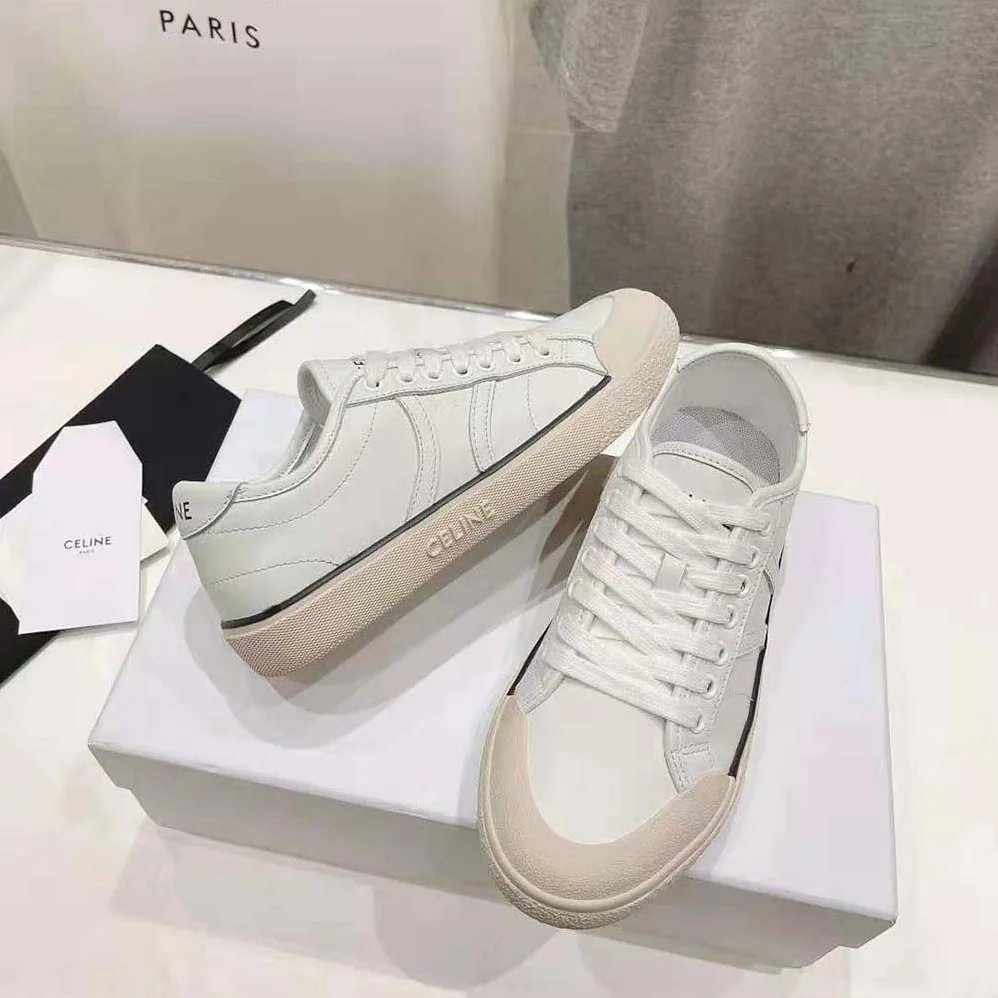 Celine As-01 Low Lace-up Celine Alan Sneaker in Calfskin for Unisex