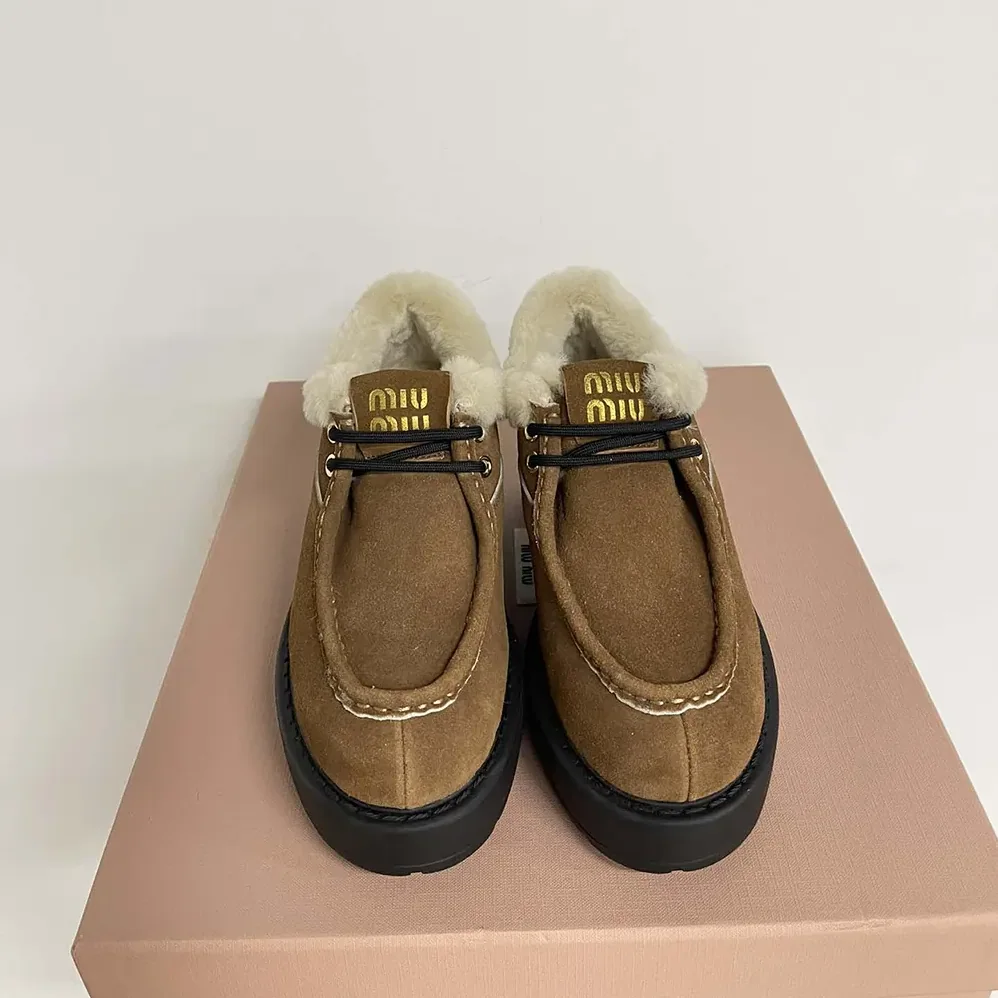 Miu Miu Faded Suede Booties 5T965D_X0O for Women