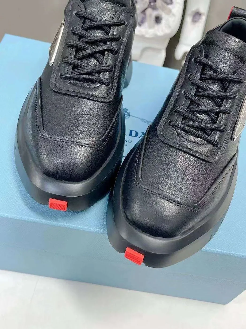 Prada Padded Sneakers Black Prada Padded Sneakers Black