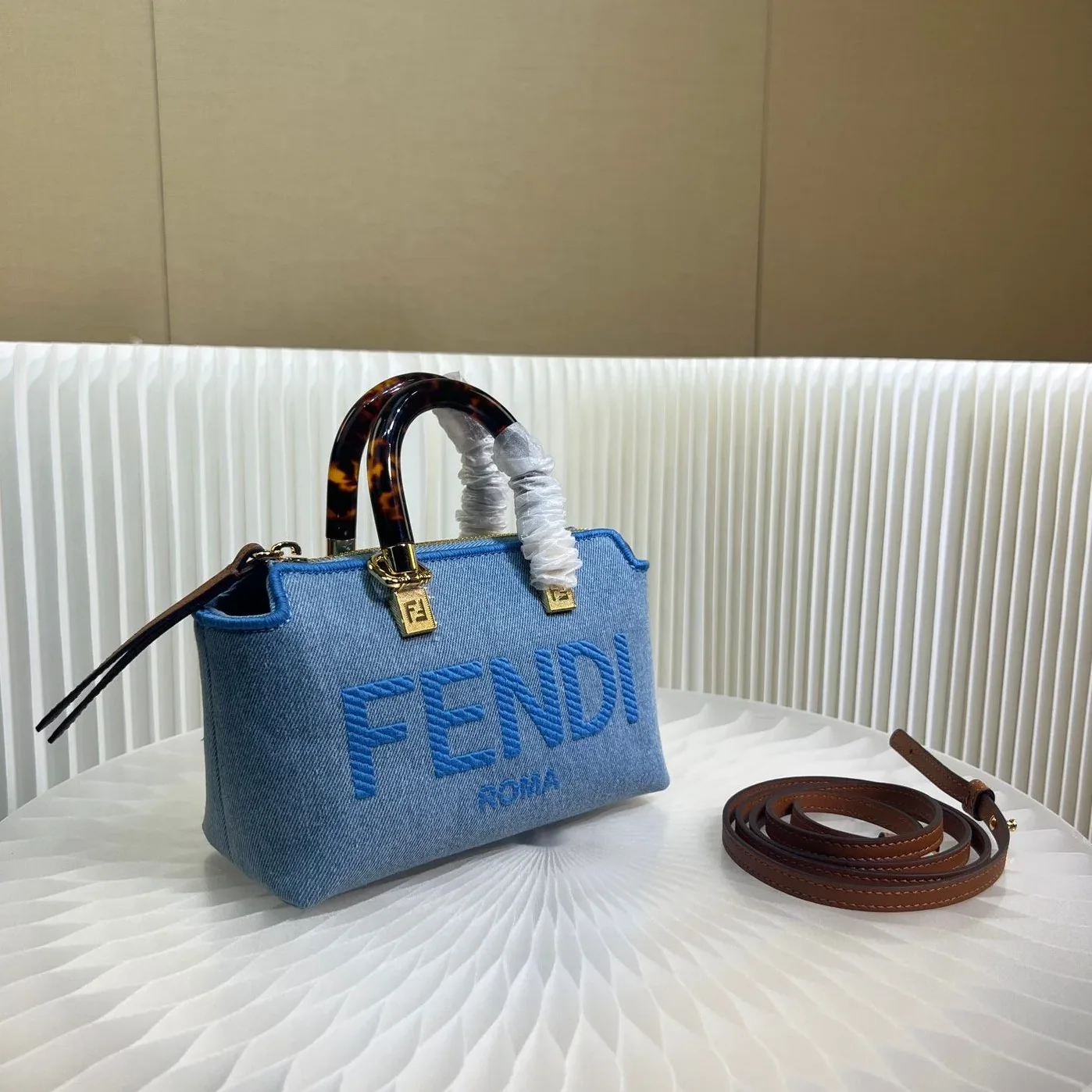 Fendi By The Way Mini Bag Blue /