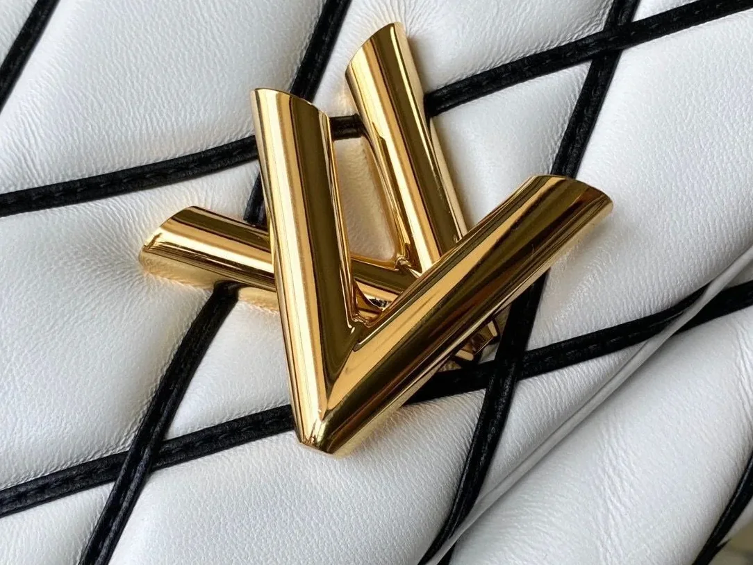 Louis Vuitton GO- White/ Black Bag - 9.1 Inches/ Louis Vuitton GO- White/ Black Bag - 9.1 Inches/