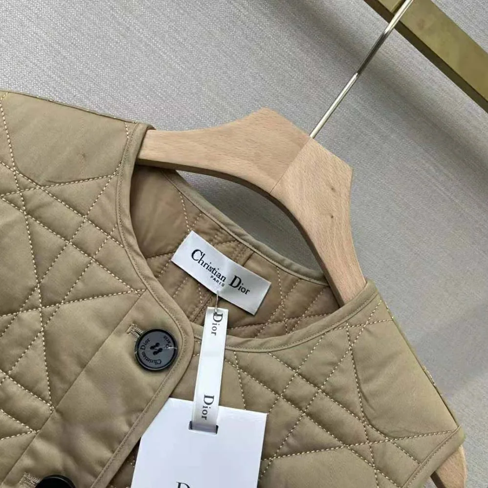 Dior 3-in-1 Macrocannage Trench Coat Cotton Gabardine for Women in Beige Dior 3-in-1 Macrocannage Trench Coat Cotton Gabardine for Women in Beige