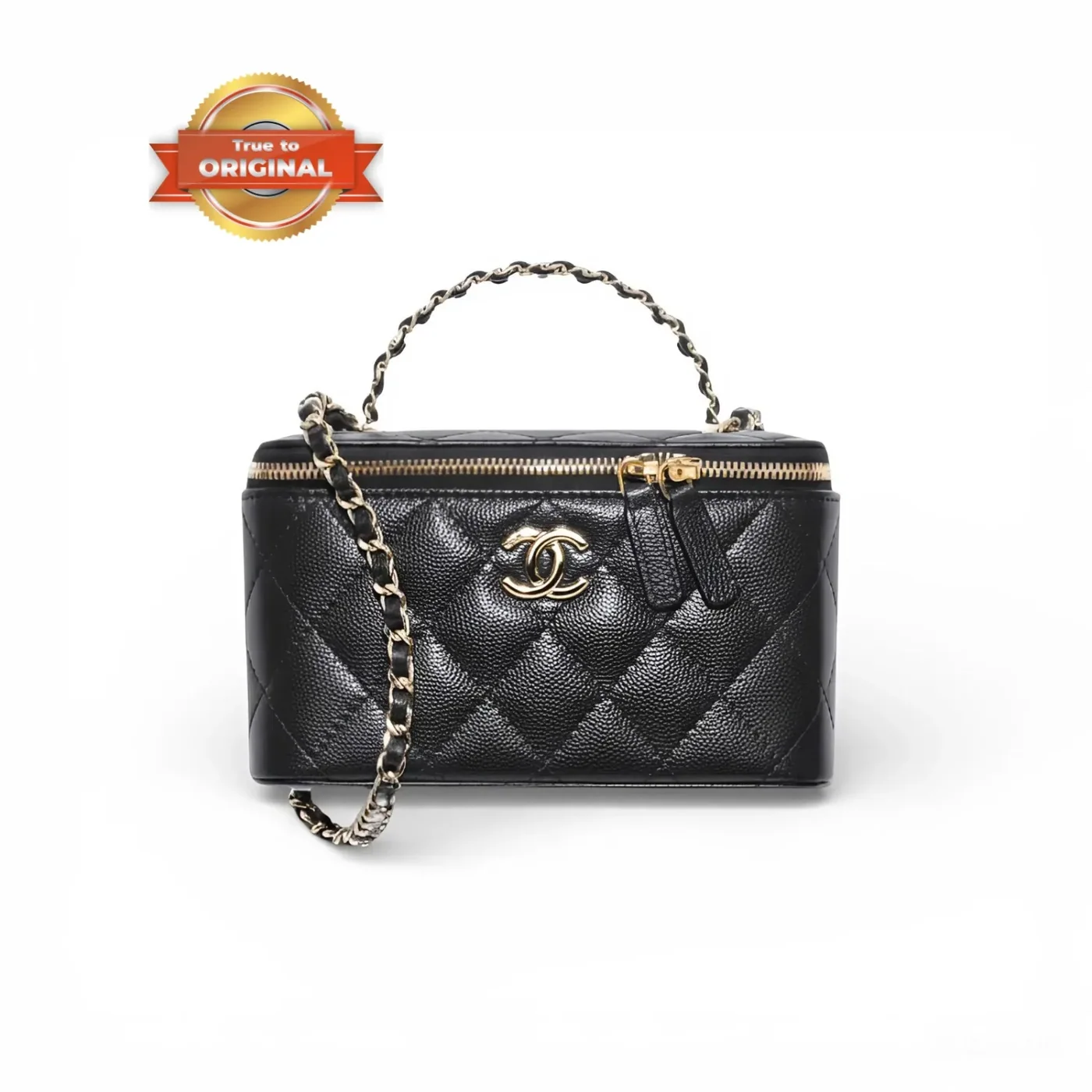 Chanel Small Vanity Case Black / Chanel Small Vanity Case Black /