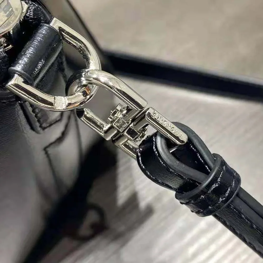 Givenchy Mini Antigona Bag in Box Leather with Chain for Women in Black